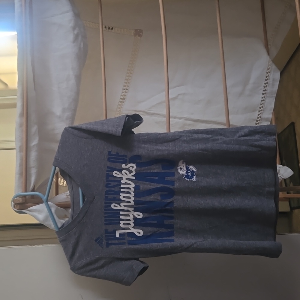 Adidas Kansas Jayhawk  V - neck top